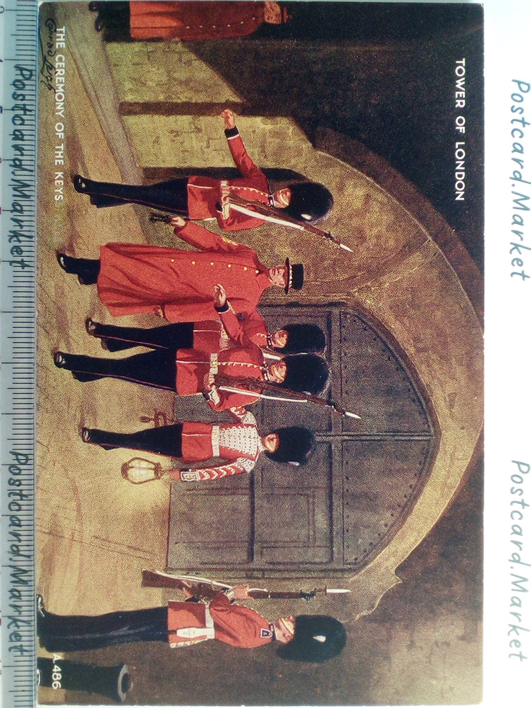 /UK/UK_guard_19xx_TOWER OF LONDON. THE CEREMONY OF THE KEYS color.jpg